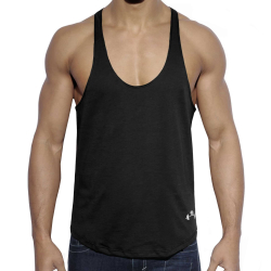 Débardeur Fitness Uni Noir ES Collection