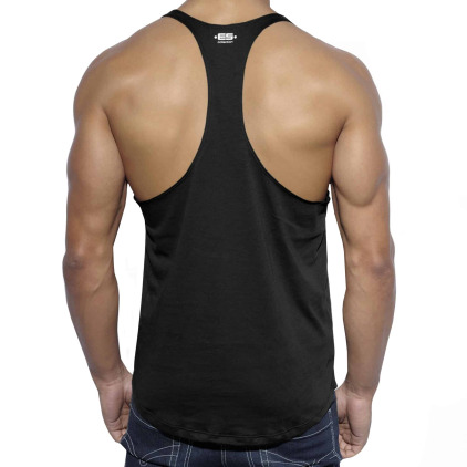 Débardeur Fitness Uni Noir ES Collection