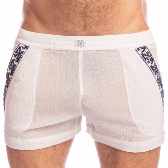 Short Lounge Patmos Blanc Cassé L'Homme Invisible