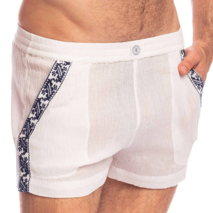 Short Lounge Patmos Blanc Cassé L'Homme Invisible