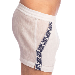 Short Lounge Patmos Blanc Cassé L'Homme Invisible