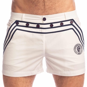 Short Matlow Blanc L'Homme Invisible