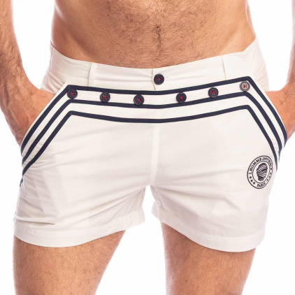 Short Matlow Blanc L'Homme Invisible