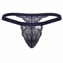String Dentelle Bleu Marine CandyMan