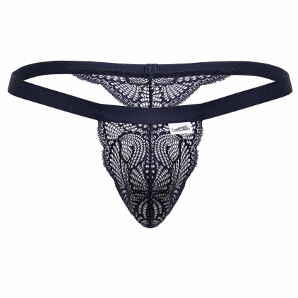 String Dentelle Bleu Marine CandyMan