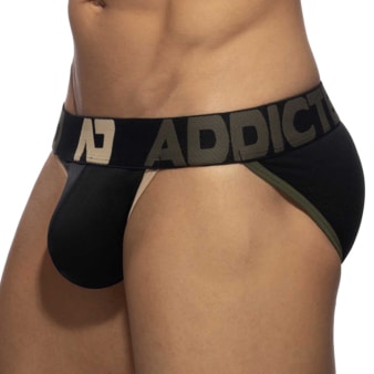 Slip Tanga Naked Feeling Push Up Noir Addicted