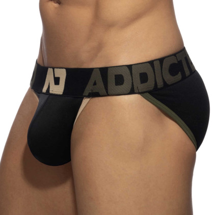 Slip Tanga Naked Feeling Push Up Noir Addicted
