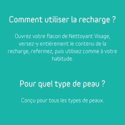 Recharge Nettoyant Visage Ultra-Doux - Cycle Pureté - 100 ml 66°30
