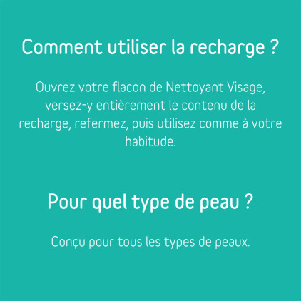 Recharge Nettoyant Visage Ultra-Doux - Cycle Pureté - 100 ml 66°30