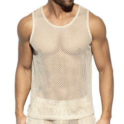 Débardeur Crochet Beige ES Collection
