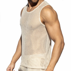 Débardeur Crochet Beige ES Collection