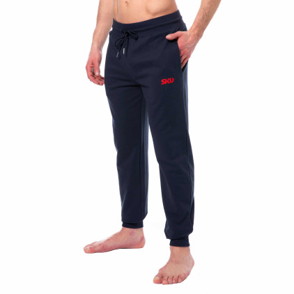 Pantalon Sport Coton Bleu Marine SKU