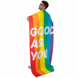 SKU Good As You Beach Towel - Rainbow