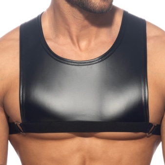 Harnais Round Buckle Noir AD Fetish