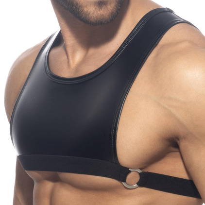 Harnais Round Buckle Noir AD Fetish