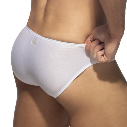 Slip Bikini Reptile Blanc Addicted