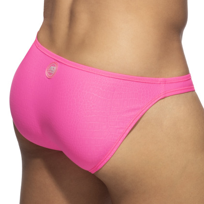 Slip Bikini Reptile Rose Fluo Addicted