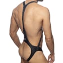 Addicted Body Croisé Reptile Noir