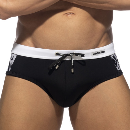Addicted Kadmat Swim Briefs  - Black