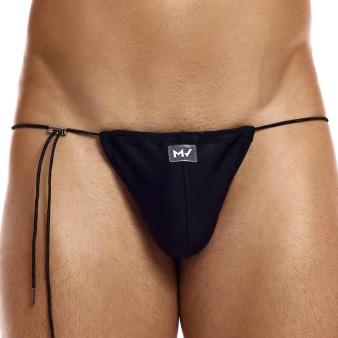 Slip de Bain Tanga Chameleon Noir Modus Vivendi