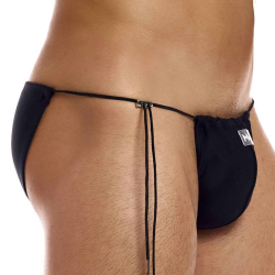 Slip de Bain Tanga Chameleon Noir Modus Vivendi