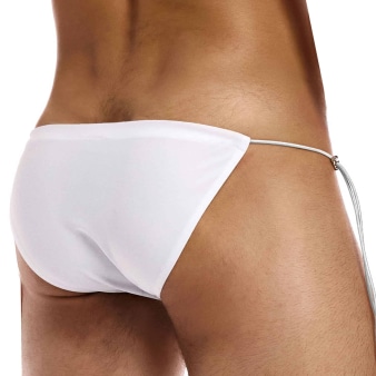 Slip de Bain Tanga Chameleon Blanc Modus Vivendi