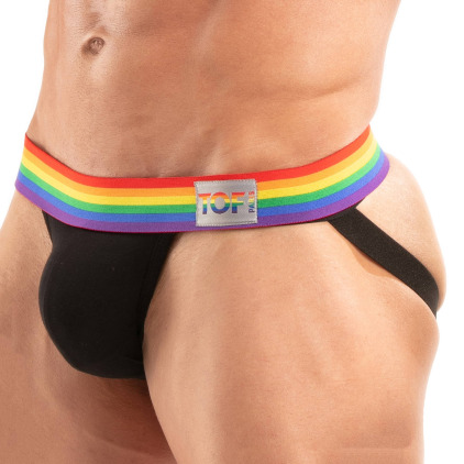 Jock Strap Pride Noir TOF Paris