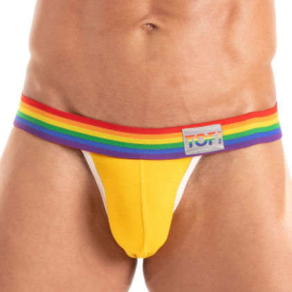 Jock Strap Pride Jaune TOF Paris