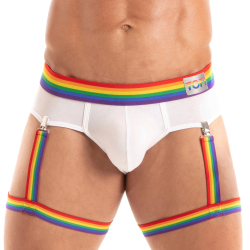 Harnais de Cuisse Pride Arc-en-Ciel TOF Paris