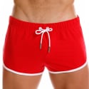 JOR Retro Swim Shorts - Red