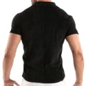 TOF Paris Knitted Corduroy Shirt - Black