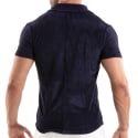 TOF Paris Knitted Corduroy Shirt - Navy