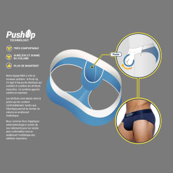 Addicted Naked Feeling Push Up Tanga Briefs - Black