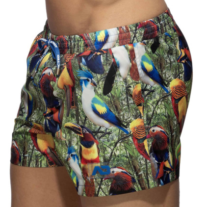 Short de Bain Oiseaux Exotiques Addicted