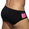 Addicted Hydrangea Swim Briefs - Black
