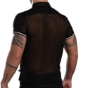 Andrew Christian Sheer Burnout Shirt - Black