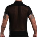 Andrew Christian Sheer Burnout Shirt - Black