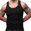 Andrew Christian F.A.G. Capsule X-Rated Tank - Black