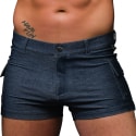 Andrew Christian Short Cargo Stretch Skinny Indigo