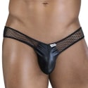 CandyMan Fishnet Thong - Black