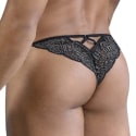 CandyMan String en Dentelle Noir