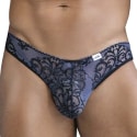CandyMan Slip en Dentelle Bleu Marine