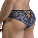 CandyMan Lace Briefs - Navy
