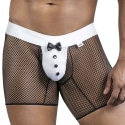 CandyMan Tuxedo Trunks - Black - White
