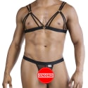 CandyMan Harness - G-String Outfit - Black