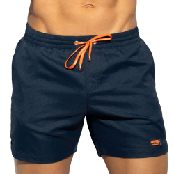 Short de Bain Long Piqué Bleu Marine ES Collection