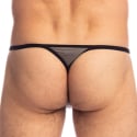 L'Homme invisible Soft Touch Striptease Thong - Heather Grey