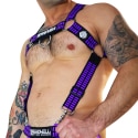 Breedwell Hybred Body Harness - Black - Purple