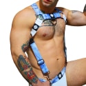 Breedwell Loaded Denim Harness - Light Indigo