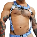 Breedwell Loaded Denim Harness - Light Indigo